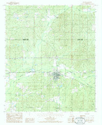 Gibsland Louisiana Historical topographic map, 1:24000 scale, 7.5 X 7.5 Minute, Year 1986