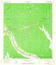 Gibson Louisiana Historical topographic map, 1:24000 scale, 7.5 X 7.5 Minute, Year 1964