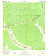 Gibson Louisiana Historical topographic map, 1:24000 scale, 7.5 X 7.5 Minute, Year 1964