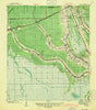 Gibson Louisiana Historical topographic map, 1:62500 scale, 15 X 15 Minute, Year 1941