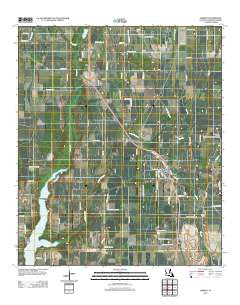 Gilbert Louisiana Historical topographic map, 1:24000 scale, 7.5 X 7.5 Minute, Year 2012