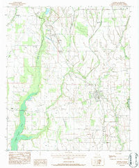 Gilbert Louisiana Historical topographic map, 1:24000 scale, 7.5 X 7.5 Minute, Year 1983