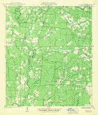 Gilead Louisiana Historical topographic map, 1:31680 scale, 7.5 X 7.5 Minute, Year 1942