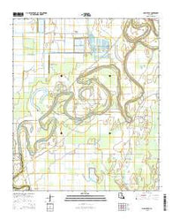 Gilleyville Louisiana Current topographic map, 1:24000 scale, 7.5 X 7.5 Minute, Year 2015