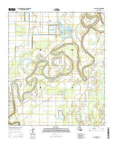 Gilleyville Louisiana Current topographic map, 1:24000 scale, 7.5 X 7.5 Minute, Year 2015