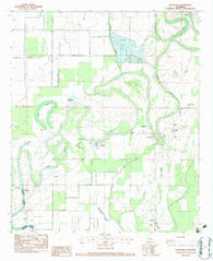 Gilleyville Louisiana Historical topographic map, 1:24000 scale, 7.5 X 7.5 Minute, Year 1982