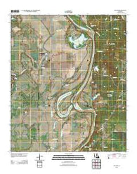 Gilliam Louisiana Historical topographic map, 1:24000 scale, 7.5 X 7.5 Minute, Year 2012