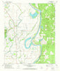 Gilliam Louisiana Historical topographic map, 1:24000 scale, 7.5 X 7.5 Minute, Year 1971