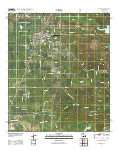 Glenmora Louisiana Historical topographic map, 1:24000 scale, 7.5 X 7.5 Minute, Year 2012