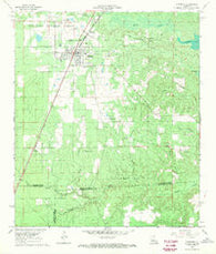 Glenmora Louisiana Historical topographic map, 1:24000 scale, 7.5 X 7.5 Minute, Year 1968