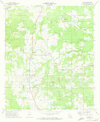 Gloster Louisiana Historical topographic map, 1:24000 scale, 7.5 X 7.5 Minute, Year 1972