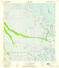 Golden Meadow Farms Louisiana Historical topographic map, 1:24000 scale, 7.5 X 7.5 Minute, Year 1956
