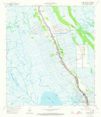 Golden Meadow Louisiana Historical topographic map, 1:24000 scale, 7.5 X 7.5 Minute, Year 1964