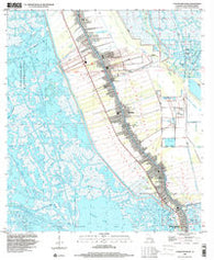 Golden Meadow Louisiana Historical topographic map, 1:24000 scale, 7.5 X 7.5 Minute, Year 1998