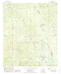 Goldonna Louisiana Historical topographic map, 1:24000 scale, 7.5 X 7.5 Minute, Year 1986