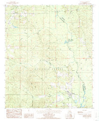 Goldonna Louisiana Historical topographic map, 1:24000 scale, 7.5 X 7.5 Minute, Year 1986