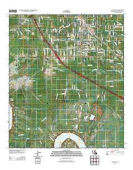 Gonzales Louisiana Historical topographic map, 1:24000 scale, 7.5 X 7.5 Minute, Year 2012