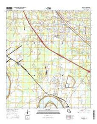Gonzales Louisiana Current topographic map, 1:24000 scale, 7.5 X 7.5 Minute, Year 2015
