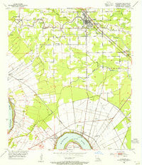 Gonzales Louisiana Historical topographic map, 1:24000 scale, 7.5 X 7.5 Minute, Year 1953