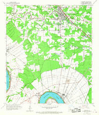 Gonzales Louisiana Historical topographic map, 1:24000 scale, 7.5 X 7.5 Minute, Year 1961