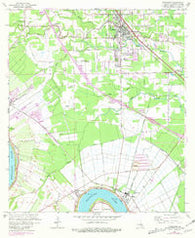 Gonzales Louisiana Historical topographic map, 1:24000 scale, 7.5 X 7.5 Minute, Year 1961