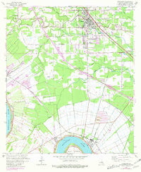 Gonzales Louisiana Historical topographic map, 1:24000 scale, 7.5 X 7.5 Minute, Year 1961