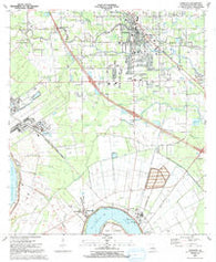 Gonzales Louisiana Historical topographic map, 1:24000 scale, 7.5 X 7.5 Minute, Year 1991
