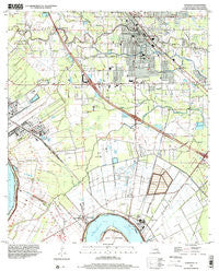 Gonzales Louisiana Historical topographic map, 1:24000 scale, 7.5 X 7.5 Minute, Year 1998