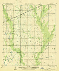 Gordon Louisiana Historical topographic map, 1:31680 scale, 7.5 X 7.5 Minute, Year 1935