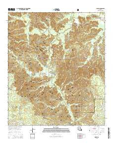 Gorum Louisiana Current topographic map, 1:24000 scale, 7.5 X 7.5 Minute, Year 2015