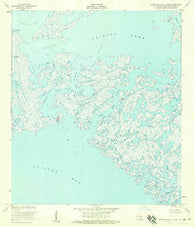 Grand Bayou Du Large Louisiana Historical topographic map, 1:24000 scale, 7.5 X 7.5 Minute, Year 1953
