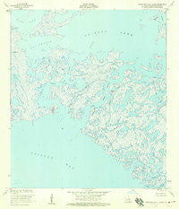 Grand Bayou Du Large Louisiana Historical topographic map, 1:24000 scale, 7.5 X 7.5 Minute, Year 1953