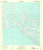 Grand Bayou Du Large Louisiana Historical topographic map, 1:24000 scale, 7.5 X 7.5 Minute, Year 1953