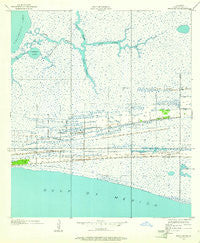 Grand Bayou Louisiana Historical topographic map, 1:24000 scale, 7.5 X 7.5 Minute, Year 1934