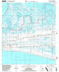 Grand Bayou Louisiana Historical topographic map, 1:24000 scale, 7.5 X 7.5 Minute, Year 1998