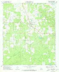 Grand Cane Louisiana Historical topographic map, 1:24000 scale, 7.5 X 7.5 Minute, Year 1972