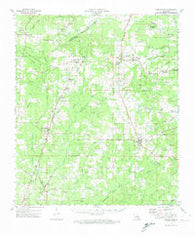 Grand Cane Louisiana Historical topographic map, 1:62500 scale, 15 X 15 Minute, Year 1972