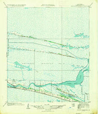 Grand Chenier Louisiana Historical topographic map, 1:31680 scale, 7.5 X 7.5 Minute, Year 1935