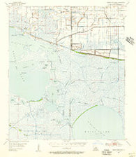 Grand Lake East Louisiana Historical topographic map, 1:62500 scale, 15 X 15 Minute, Year 1955