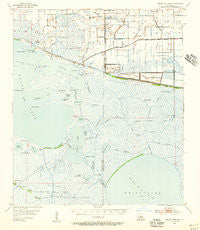 Grand Lake East Louisiana Historical topographic map, 1:62500 scale, 15 X 15 Minute, Year 1955