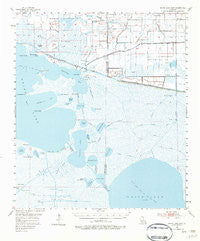 Grand Lake East Louisiana Historical topographic map, 1:62500 scale, 15 X 15 Minute, Year 1955
