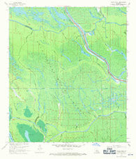 Grand River Louisiana Historical topographic map, 1:24000 scale, 7.5 X 7.5 Minute, Year 1969