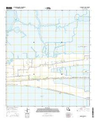 Grand Bayou Louisiana Current topographic map, 1:24000 scale, 7.5 X 7.5 Minute, Year 2015
