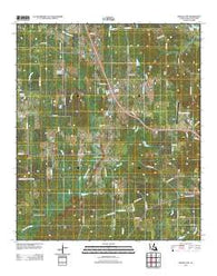 Grand Cane Louisiana Historical topographic map, 1:24000 scale, 7.5 X 7.5 Minute, Year 2012
