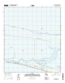 Grand Chenier Louisiana Current topographic map, 1:24000 scale, 7.5 X 7.5 Minute, Year 2015