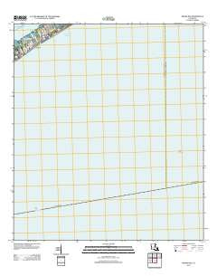 Grand Isle Louisiana Historical topographic map, 1:24000 scale, 7.5 X 7.5 Minute, Year 2012