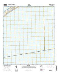 Grand Isle Louisiana Current topographic map, 1:24000 scale, 7.5 X 7.5 Minute, Year 2015