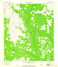 Grant Louisiana Historical topographic map, 1:24000 scale, 7.5 X 7.5 Minute, Year 1959