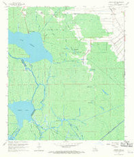 Grassy Lake Louisiana Historical topographic map, 1:24000 scale, 7.5 X 7.5 Minute, Year 1965
