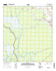 Grassy Lake Louisiana Current topographic map, 1:24000 scale, 7.5 X 7.5 Minute, Year 2015